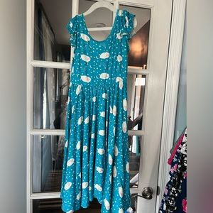 Dot dot smile sheep print size 8/10